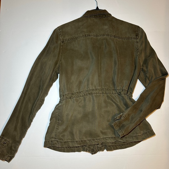 Max Jeans Utility Green Jacket Size M - Picture 9 of 9